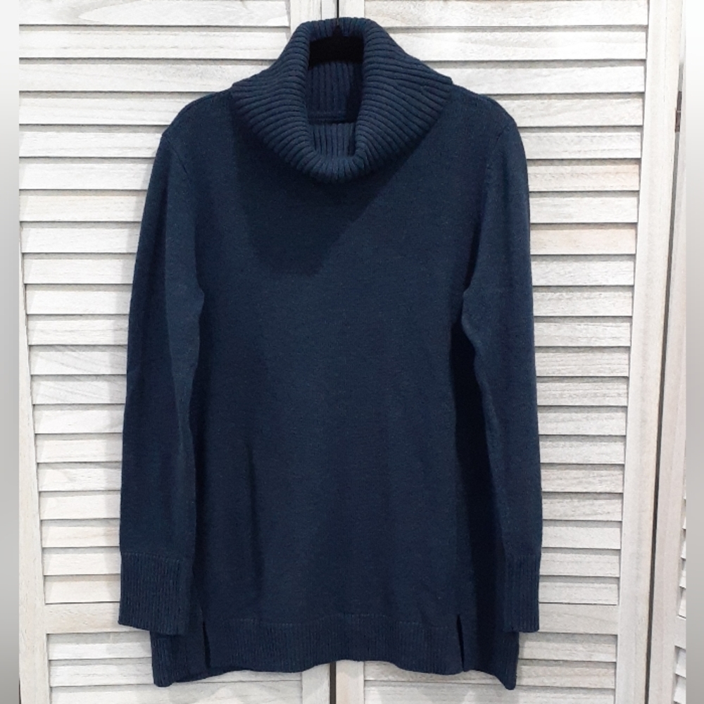 H By Halston Women's Long Sleeve Turtleneck Sweater